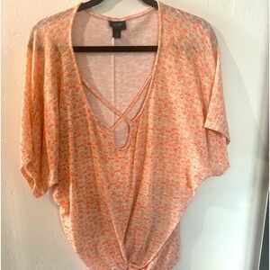 Daytrip Orange and Cream Men's Shirt